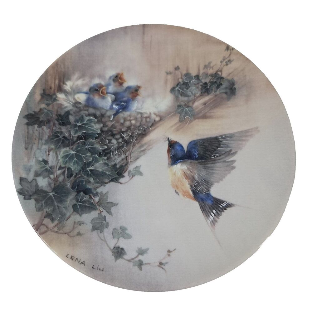 Vintage Lena Liu Cherub‎ Chorale Collection Plate 1991 8.5 Inches